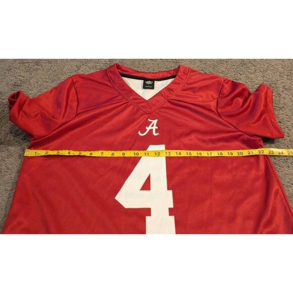 Athlete's Thread Alabama Crimson Tide Jalen Milroe Football Jersey Made in USA - Picture 5 of 6